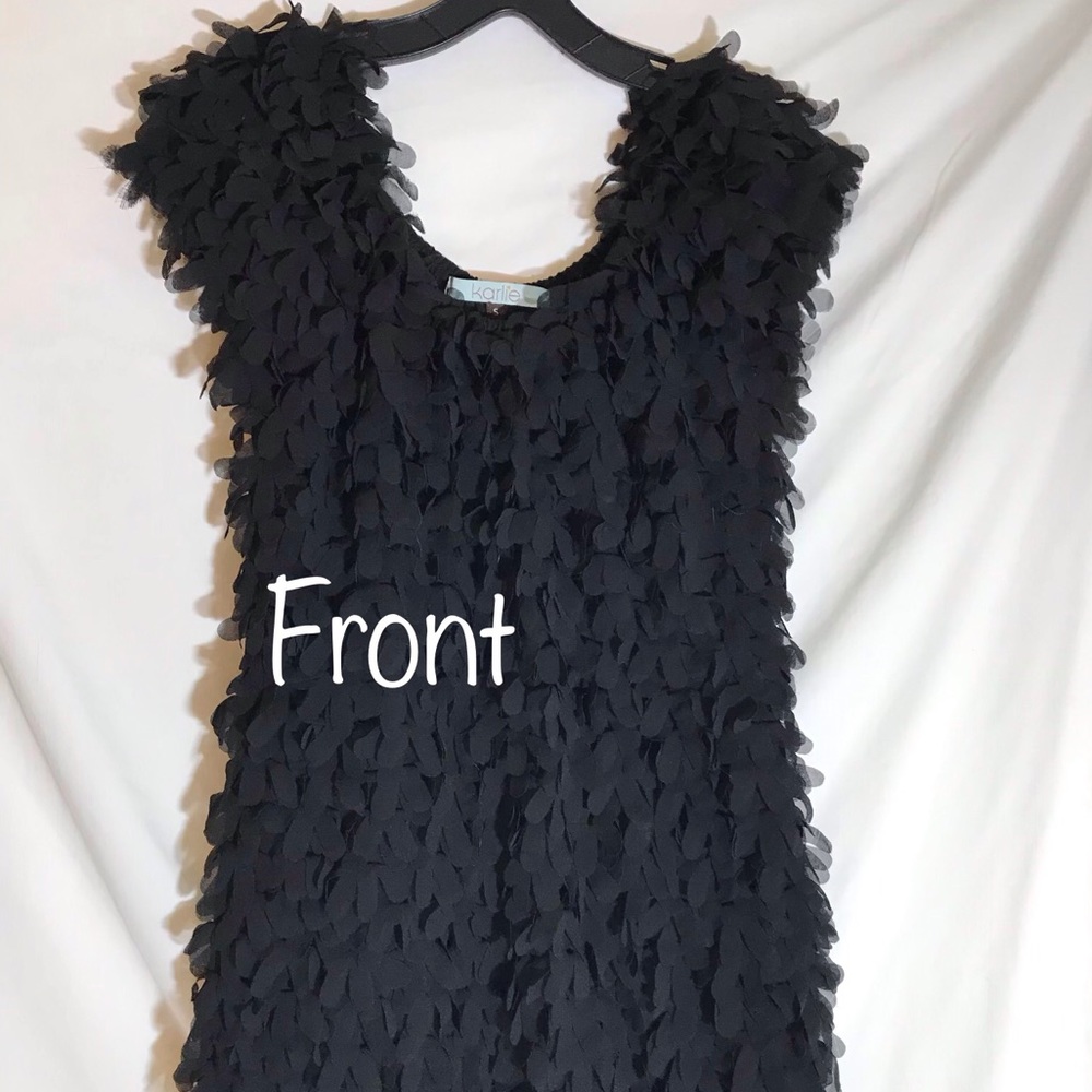 Karlie ruffle dress LBD